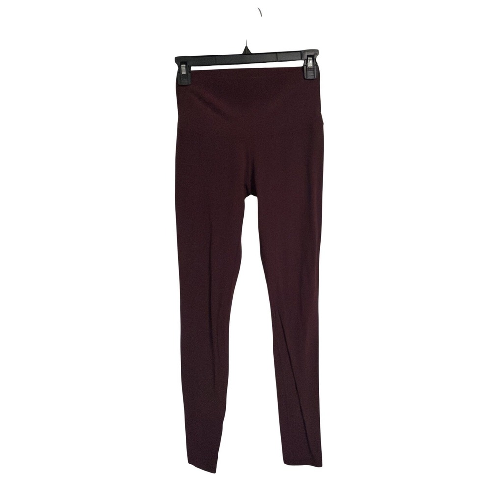 Ivivva by Lululemon Girls Burgundy Rhythmic Tight Leggings Size 12‎ High Rise